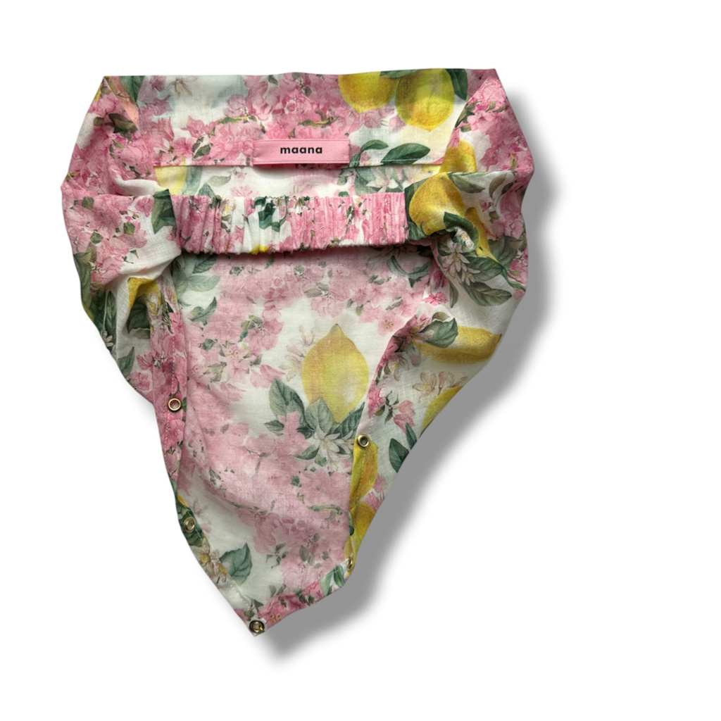 Galvas lakats Bandana Rose Lemon