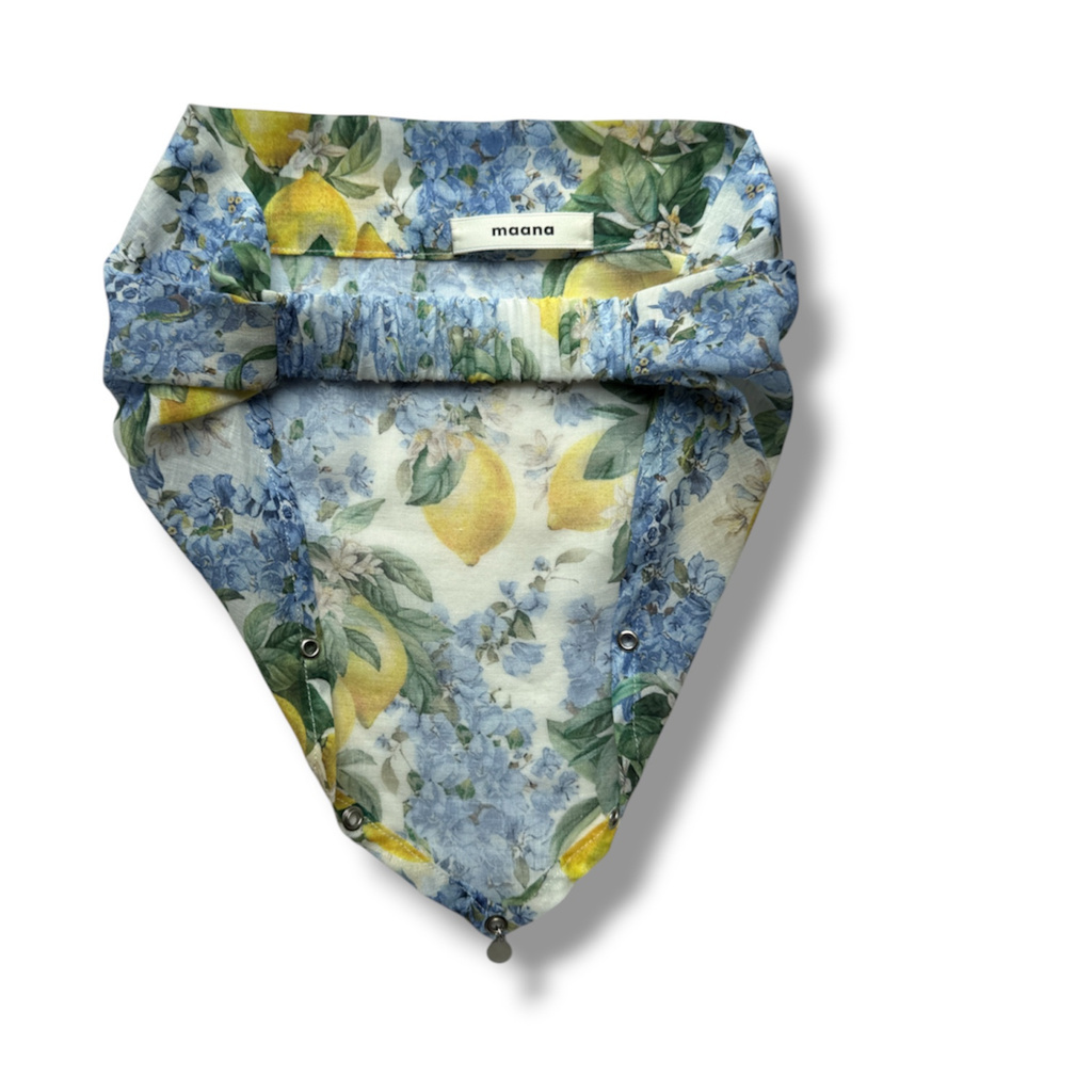 Galvas lakats Bandana Blue Lemon