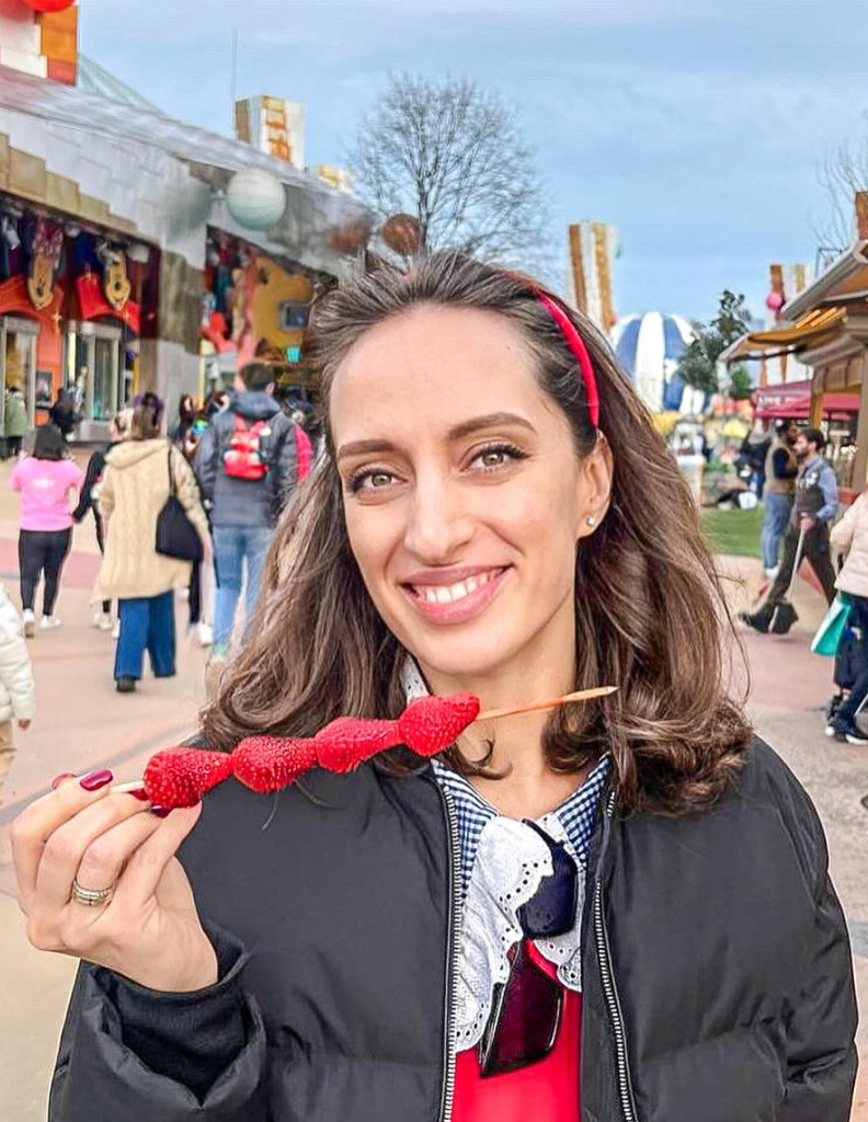 Polstērēta matu stīpiņa Red Satin XS izmērs