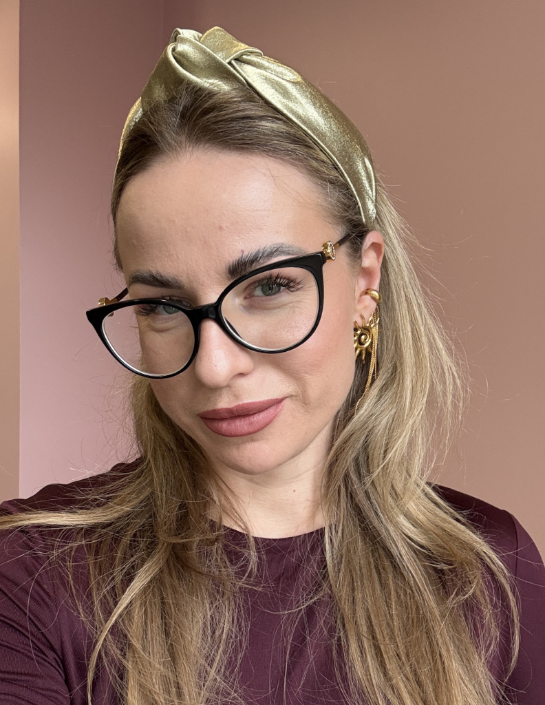 Matu Stīpiņa ar mezglu Olive Gold