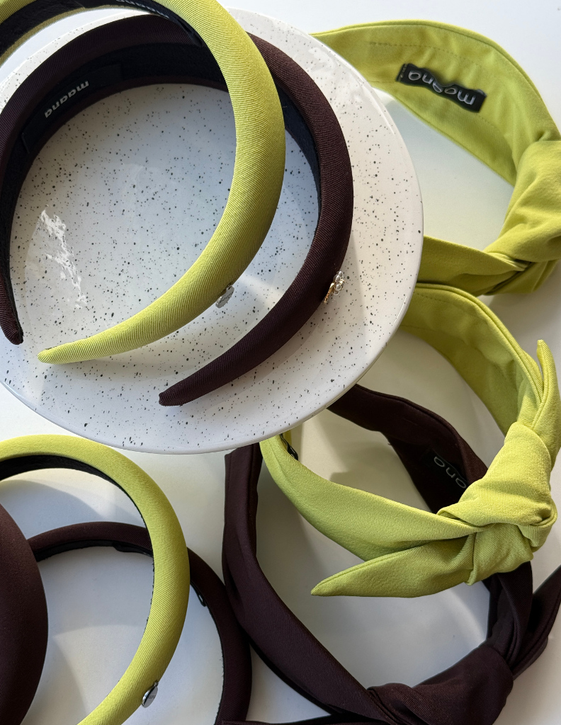 Polstērēta matu stīpiņa Chocolate L izmērs