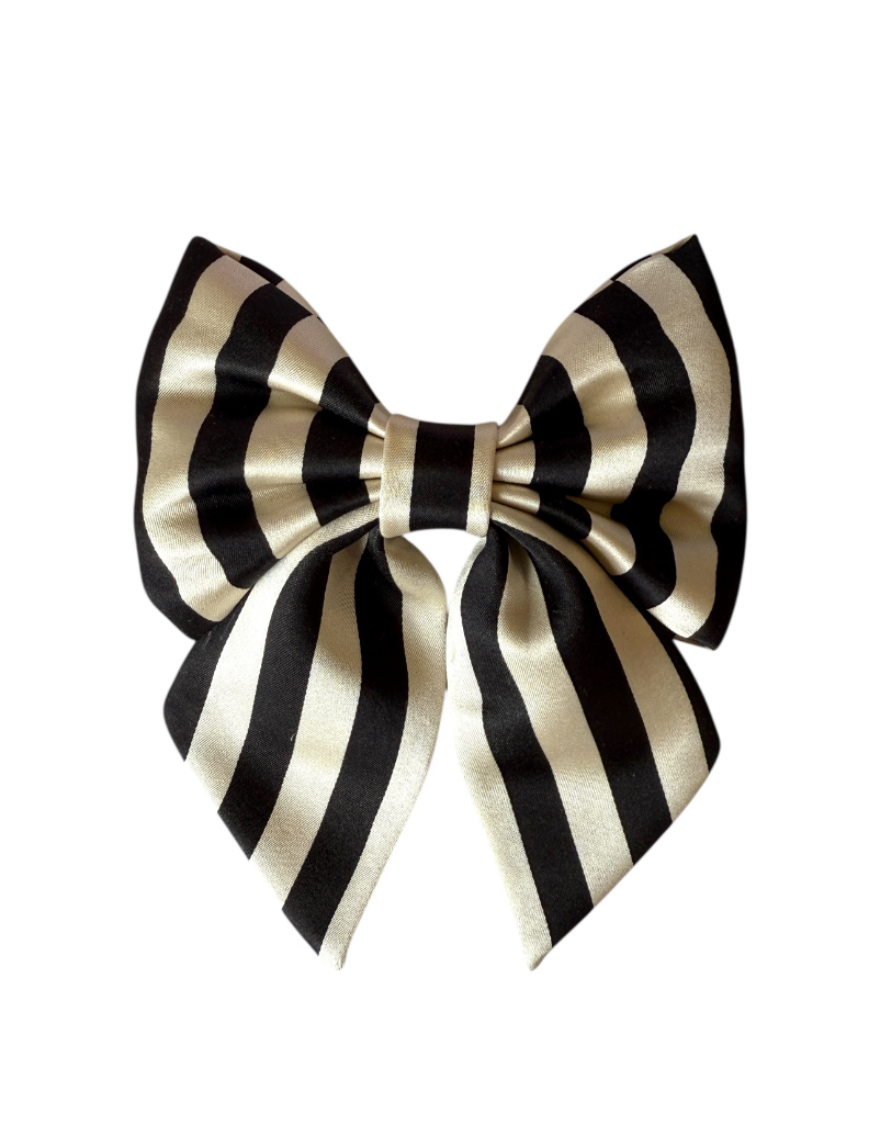 Hair bow Stripes 