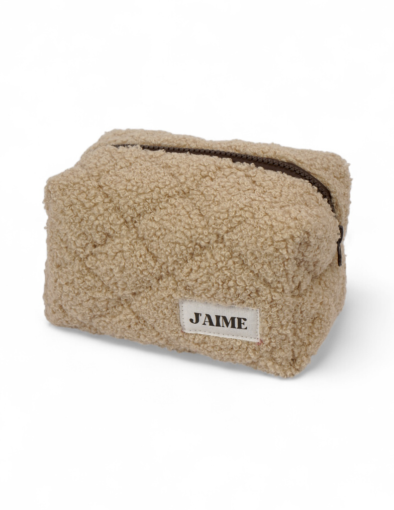 Cosmetic bag Nut Cappuccino