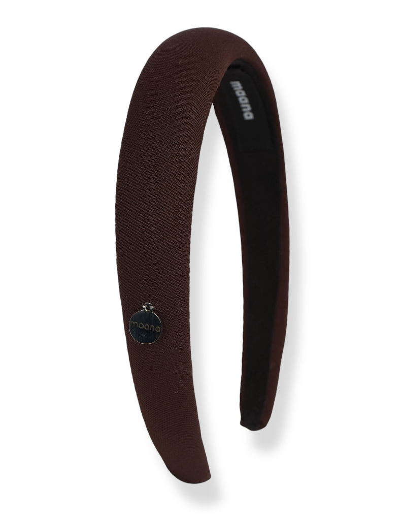 Padded headband Chocolate XS size