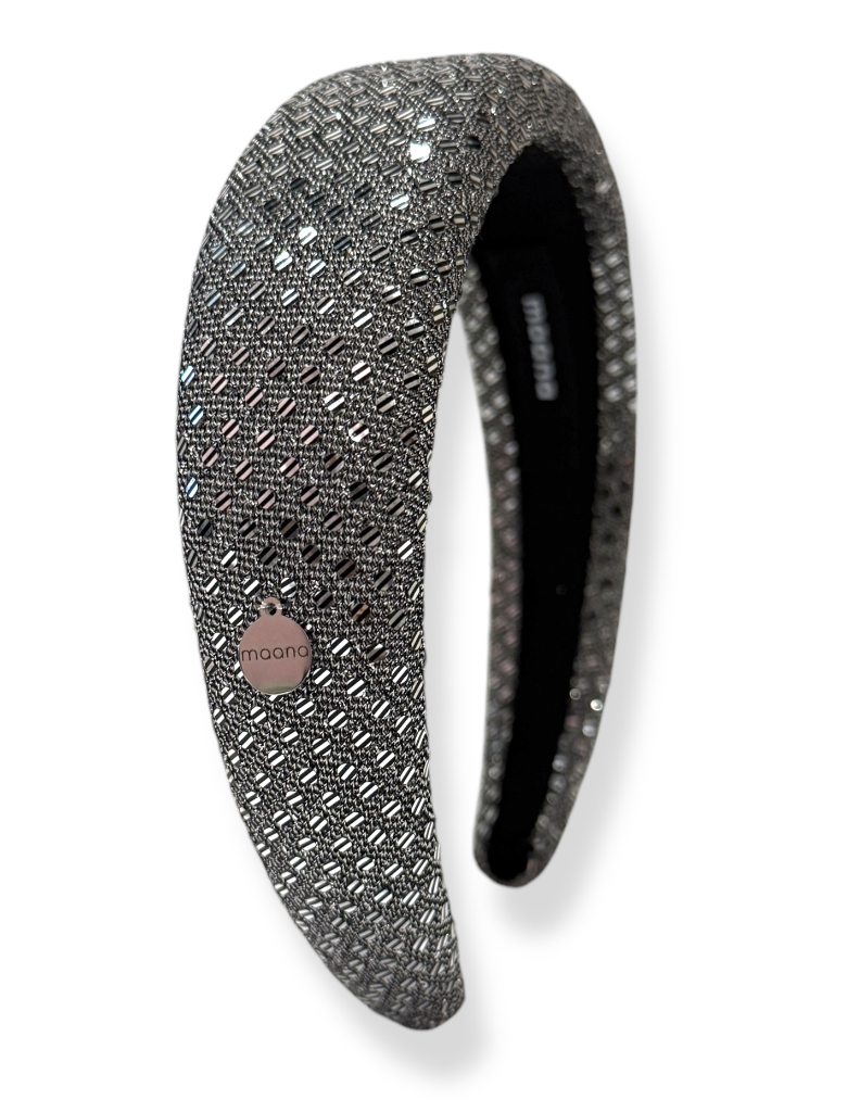 Padded headband Silver L size