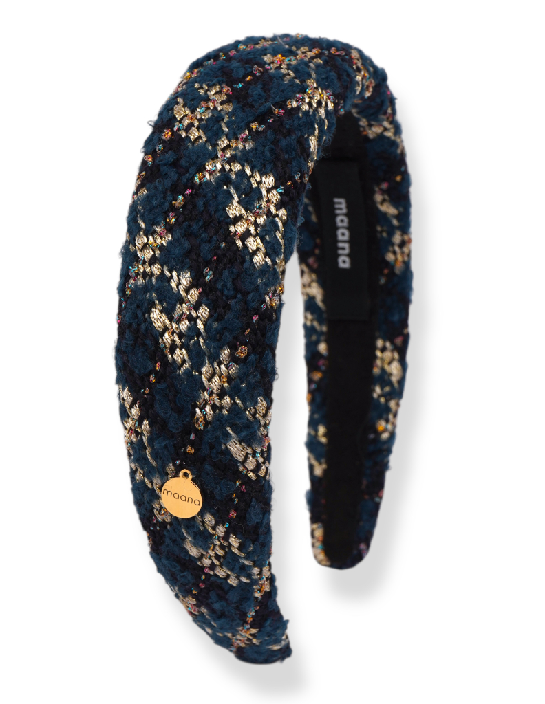 Polstērēta matu stīpiņa Ocean Tweed L izmērs