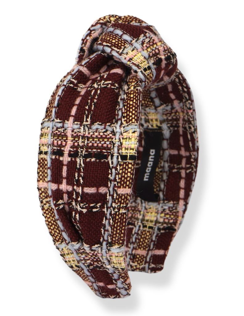 Knotted headband Macaroon tweed