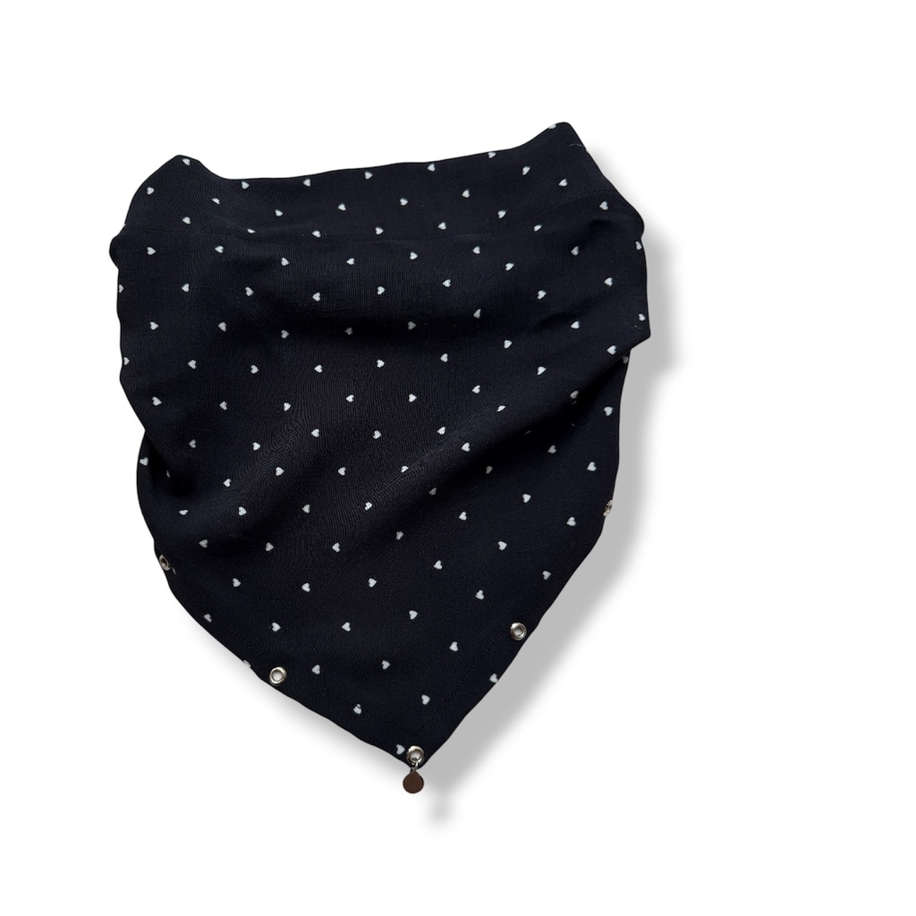 Galvas lakats Bandana Black Heart