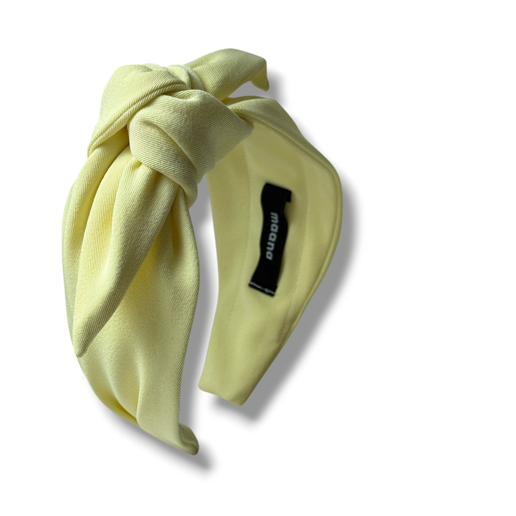 Stīpiņa ar banti Butter yellow
