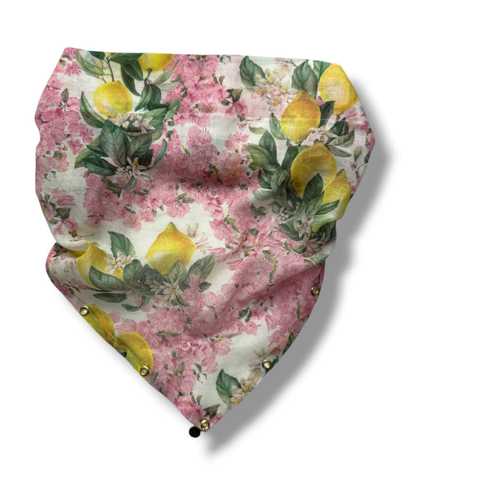 Galvas lakats Bandana Rose Lemon