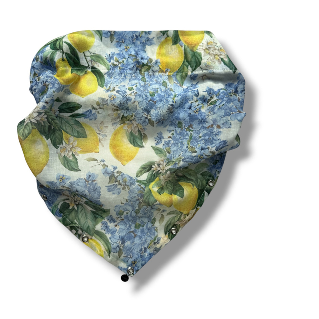 Galvas lakats Bandana Blue Lemon