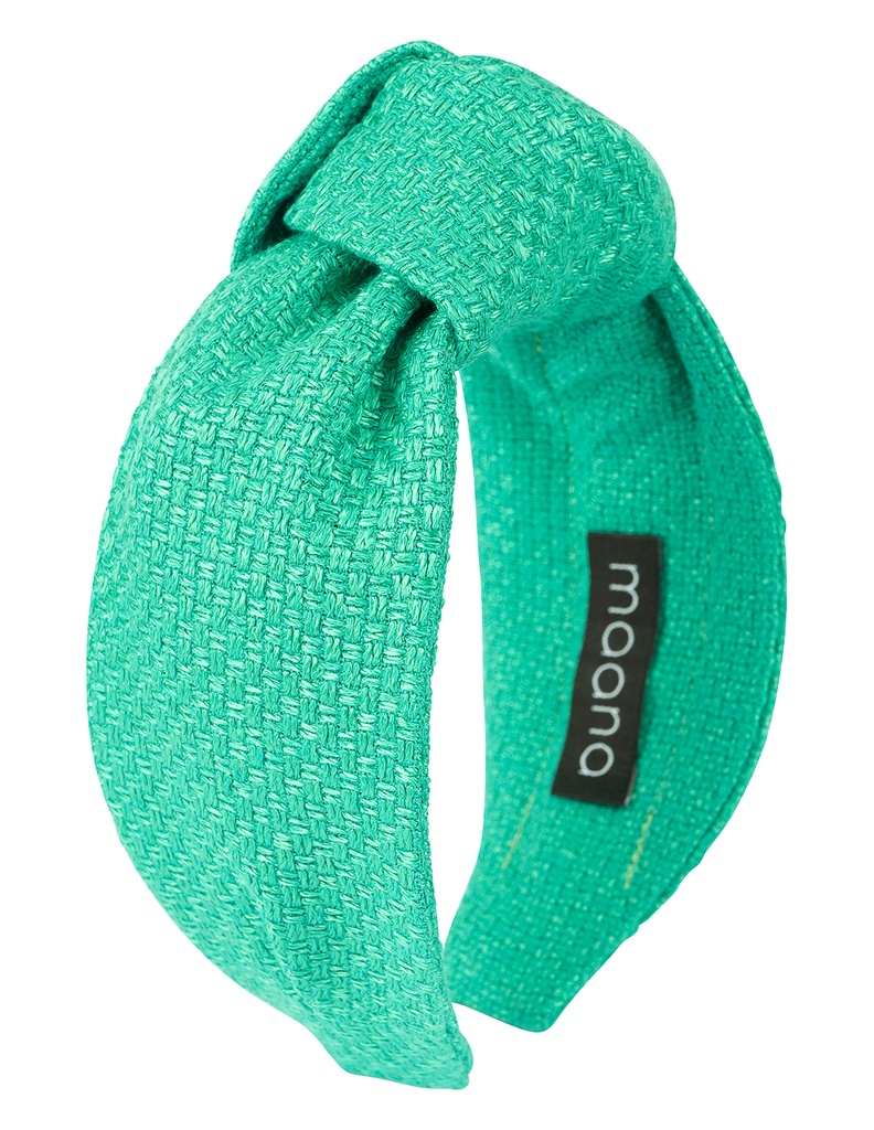 Knotted headband 'Holly green'