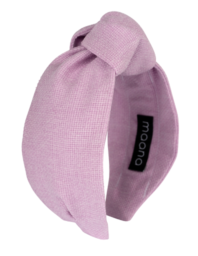 Knotted headband Lilac