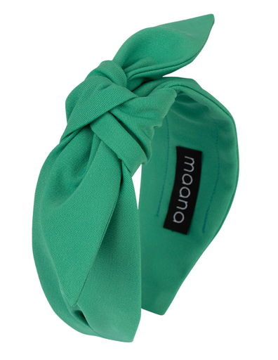Knotted bow headband 'Jade'