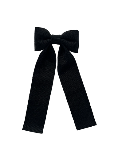 Hair bow 'Black ribbon'