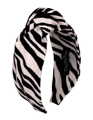 Knotted  headband Zebra