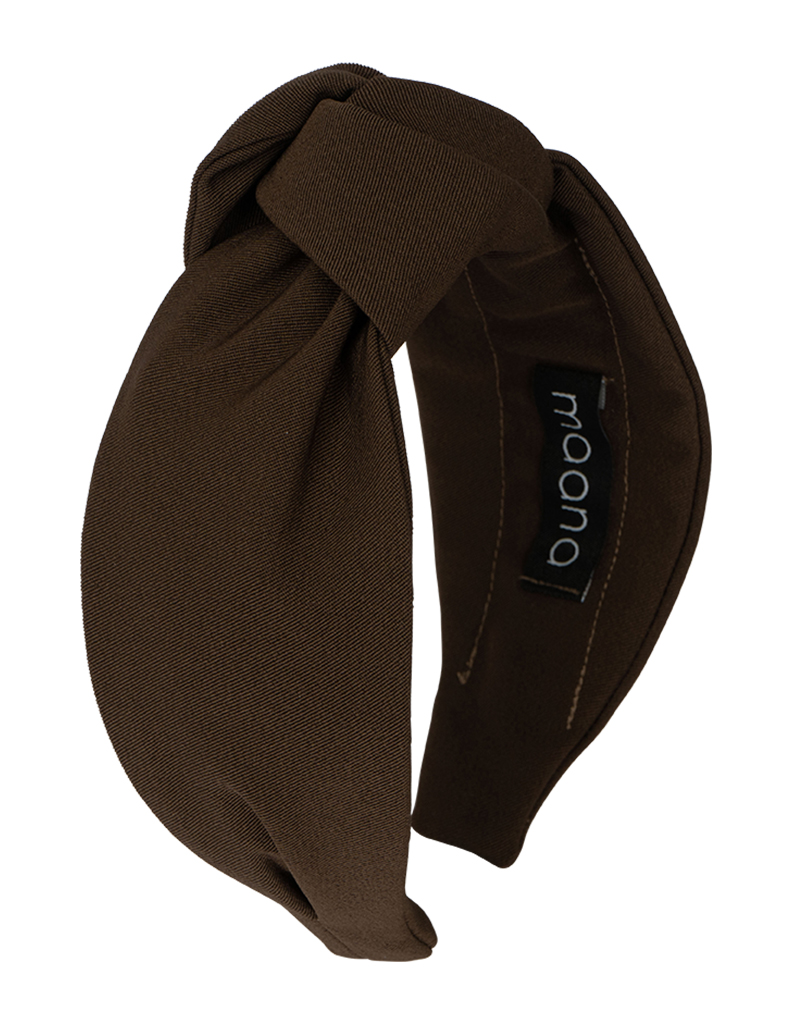 Knotted headband Mocha