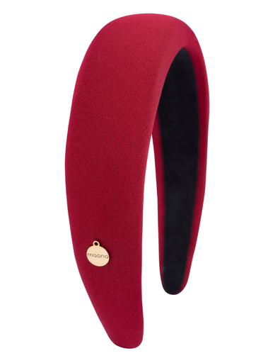 Padded headband Berry Red XL size