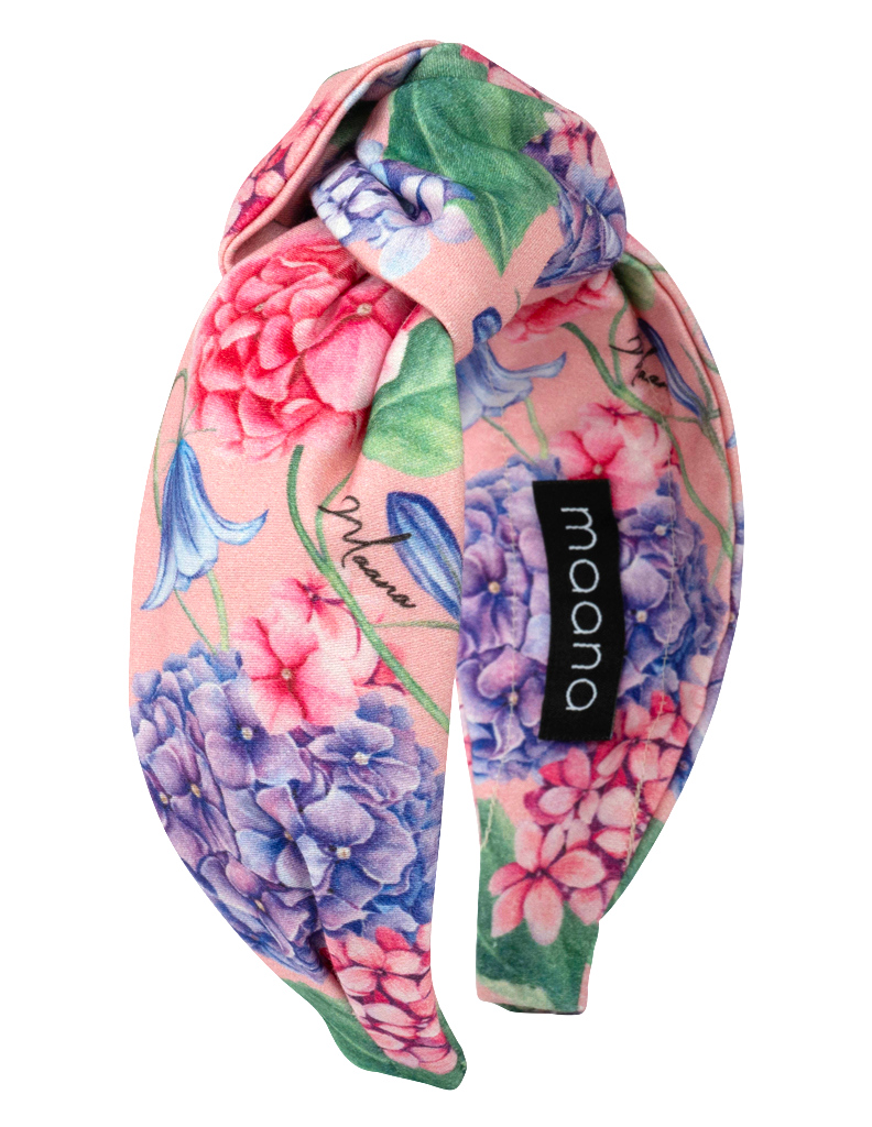 Knotted headband  Pink Hortenzia Maana™ design