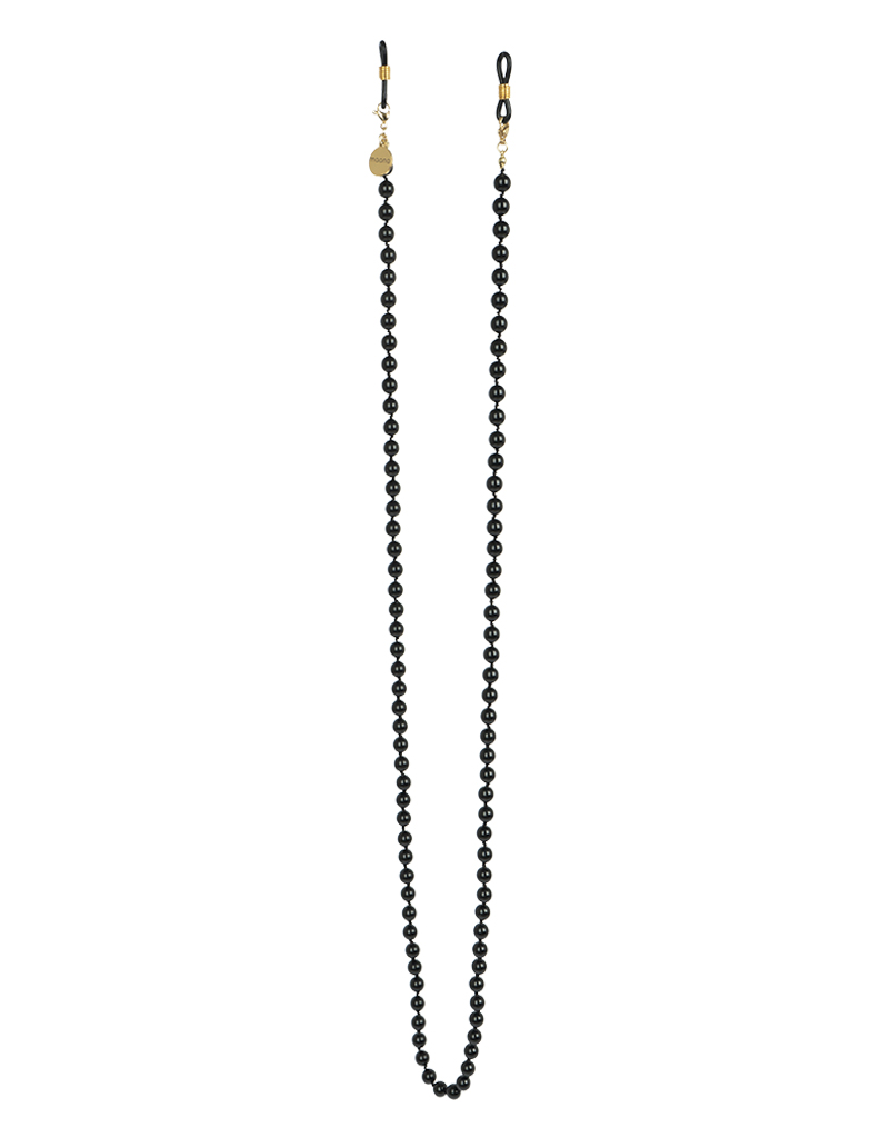 Sunglasses chain Black pearls