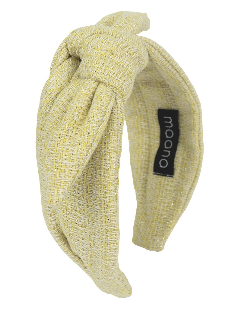 Stīpiņa ar banti Lemon tweed