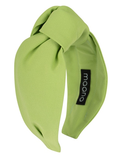 Knotted headband Lime green