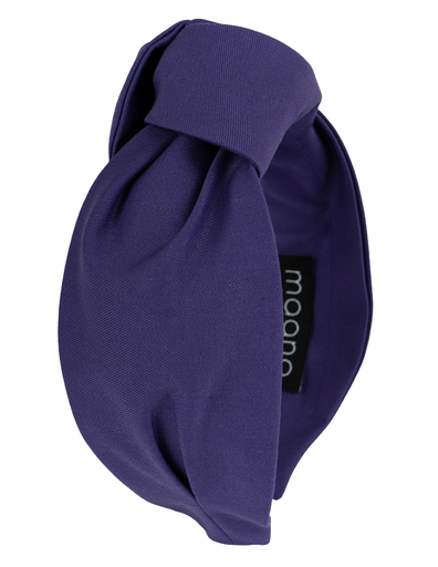 Knotted headband Royal Purple
