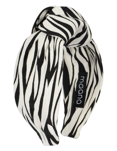 Knotted  headband Zebra