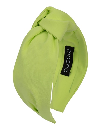 Knotted headband Neon lime