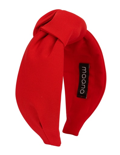 Knotted headband Red