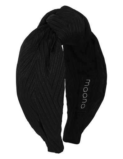 Knotted headband Black Romb