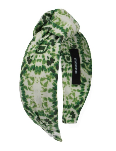 Matu Stīpiņa ar mezglu Green Batik